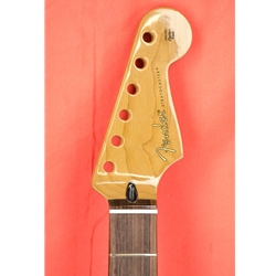 Fender Satin Roasted Maple Stratocaster Neck, 22 Jumbo Frets, 12", Rosewood, Flat Oval Shape 0990493920