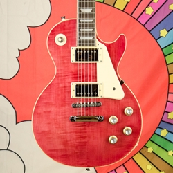 Epiphone Les Paul Standard 60s Figured (Incl. Premium Gig Bag), Fucshia EIGLP6FUNH1