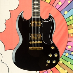 Epiphone SG Custom (2-Hum, Incl. Premium Gig Bag), Ebony EIGSGCEBGH1