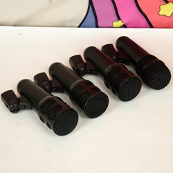 Used set of 4 Peavey Drum  MIcrophones - 3 tom & 1 kick ISS28122