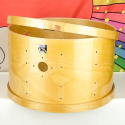 Used 80's Tama Superstar 22" Bass Drum Shell & Hoops ISS28085