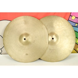 Vintage 70's Zildjian A 14" Hi Hat Cymbals, Light, 785/815g ISS27958