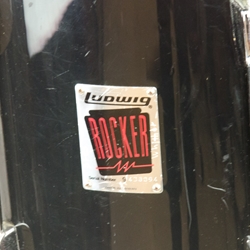Used Ludwig Rocker 13" x 11" Tom, Black ISS27804