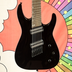 Jackson X Series Dinky® Arch Top DKAF7 MS, Laurel Fingerboard, Multi-Scale, Gloss Black 2916173503