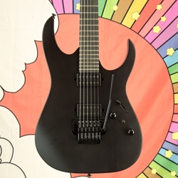 Ibanez RGRB620 Iron Label RG Electric Guitar - Flat Black RGRB620-BKF