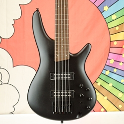 Used Ibanez SR305E 5-string bass - Weathered Black Finish, SR305EB ISS28274