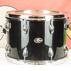 Used 70's Slingerland 14" x 10" tom - Black, 3ply Shell, Niles ISS28397