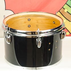 Used 70's Slingerland 12" x 8" concert tom - re-wrapped in black, no tom mount. ISS28392
