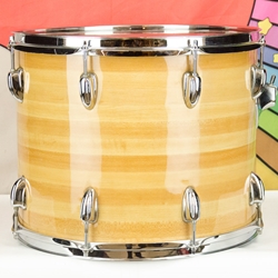 Used 70's Slingerland 15" x 12" Butcher Block ReWrap, 3ply Shell ISS28389