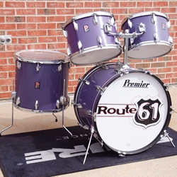 1970's Premier 4 PC Drum Set - Polychromatic Lavender Purple ISS28355