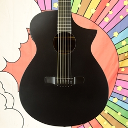 Ibanez AEWC621 Acoustic-Electric Guitar, Black Out AEWC621BOT