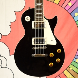 Used 2014 Epiphone Les Paul Standard Electric Guitar - Ebony ISS28432