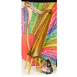Tayloe London 1961 30-String Renaissance Lever Harp ISS28091