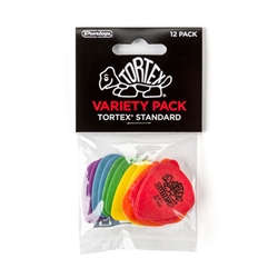Dunlop TORTEX® STANDARD PICK VARIETY PACK - 12 PACK PVP418