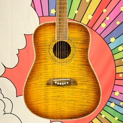 Used Oscar Schmidt OG-1 Acoustic Guitar, Photo-Flame Top ISS28574
