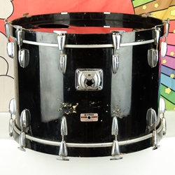 80's Yamaha 24" x 15" Bass Drum - BD824 F Japan Power Tour Series - Black ISS28617