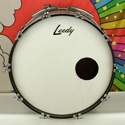 Used 1963 Leedy Shelly Manne 22" Bass Drum, Light Blue Pearl ISS28711