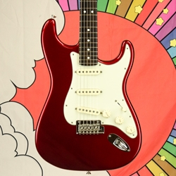 Used Fender USA American Mod Shop Stratocaster, Candy Apple Red, Rosewood Board ISS28719