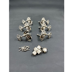 Used Graph Tech 3+3 Ratio Acoustic Open Back Tuners - Nickel with Skeleton Buttons ISS28705