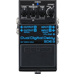 Boss SDE-3 Dual Digital Delay Pedal