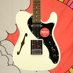 Squier Affinity Series® Telecaster® Thinline, Laurel Fingerboard, Black Pickguard, Olympic White 0378271505