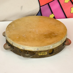 Vintage 30's 40's 50's Ludwig Tambourine with Skin Head ISS28500