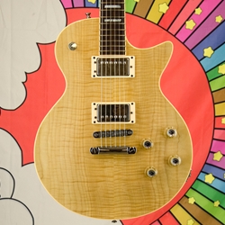 2000's Guild Bluesbird, Humbuckers, Flame Maple Top, Natural, Hard Case ISS28984