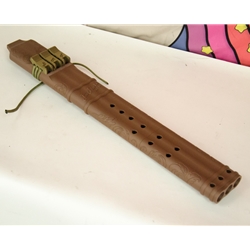 BaFlute Baflute Triple Native American Style Drone Flute, A 432 Hz, Cocoa Brown, 3D Printed TRI432TBR