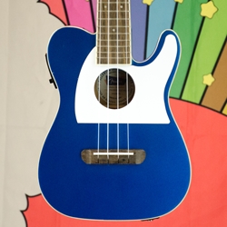 Fender Fullerton Tele® Uke, Walnut Fingerboard, White Pickguard, Lake Placid Blue 0970513502