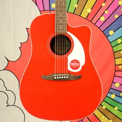 Fender California Standard Redondo™ CE, Spruce Top, Ivory Pickguard, Fiesta Red 0974221540