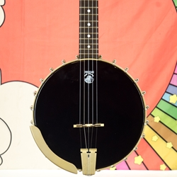 Used Vega Woodsongs Campfire Long Neck Open Back Banjo, Hard Case ISS29466