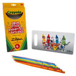 Zildjian x Crayola Kids Drumsticks ZKIDS