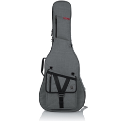 Gator Transit Acoustic Guitar Bag; Light Grey- GT-ACOUSTIC-GRY