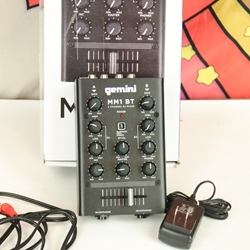 Used Gemini MM1BT 2 Channel DJ MIxer w/ Bluetooth ISS29483