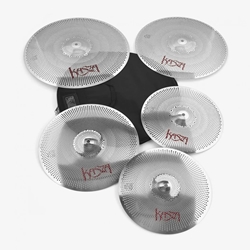 Kasza Quiet on the Set Low-Volume Cymbal Pack w/bag QOTS2468