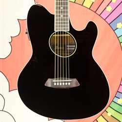 Ibanez Talman TCY10EBK Acoustic/Electric Guitar, Black High Gloss (Factory 2nd) TCY10EBK-2ND