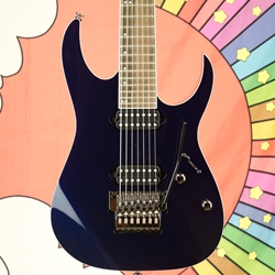 Ibanez Prestige RG2027XL 7-string Electric Guitar, Dark Tide Blue, Hardcase (Factory 2nd) RG2027XLDTB-2ND