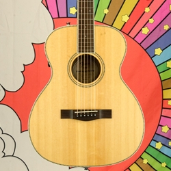 Used Fender PM-TE Paramount Standard Travel Acoustic-Electric Guitar Natural ISS29618