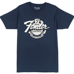 Fender® World Wide Tee, Vintage - Navy 9193822