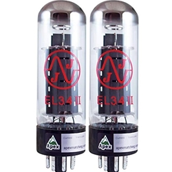 JJ ELECTRONICS Vacuum Tube - EL34 II, JJ Electronics, Pentode: Apex Matched Pair T-EL34II-JJ-MP