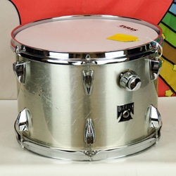 Vintage Tama Royalstar 13" Tom Drum, Brushed Metal, Metalic White? ISS29800