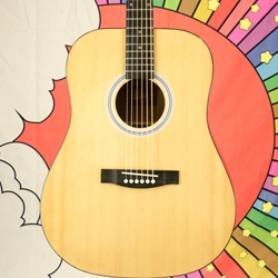 Used Rogue RG-624 Left Handed Acoustic Dreadnought ISS29345