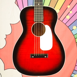 Vintage 60's Stella Harmony Parlor Size Acoustic Guitar, Chipboard Case ISS28969