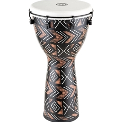 Meinl Percussion 12" Alpine Series Djembe, Synthetic head, Kanga Sarong ADJ12-KA
