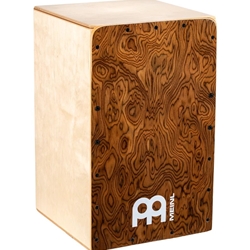 Meinl Percussion Snarecraft Cajon 100, Burl Wood SC100BW