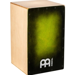 Meinl Percussion Snarecraft Cajon 100, Green Burst SC100GRB