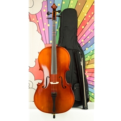 Used Krutz 100 C310 3/4 Size Cello Outfit w/ padded carry bag & carbon fiber bow. In very good condition, ready to play. ISS29946