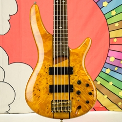 Used Ibanez SR805 5-String Bass Guitar, Hard Case ISS28100