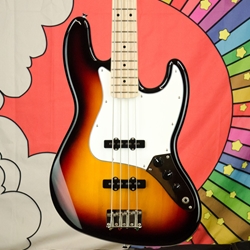 Used Squier Affinity Jazz Bass, Sunburst w/ Gig Bag ISS30051