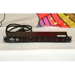 Used Chauvet PC-08 8 Panel Power Switch Rack Unit ISS30090